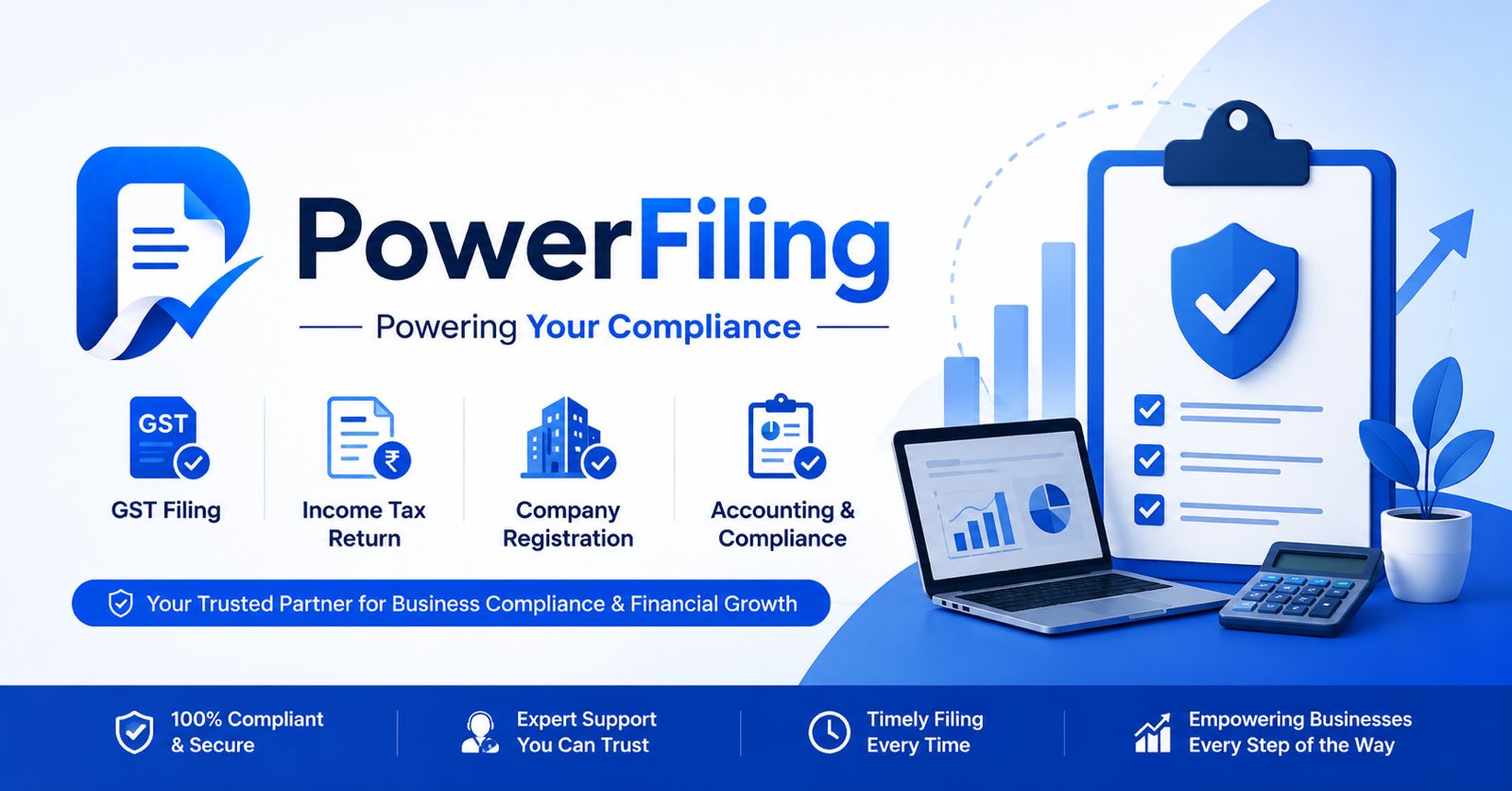 PowerFiling – GST & Income Tax Filing | Company Registration India